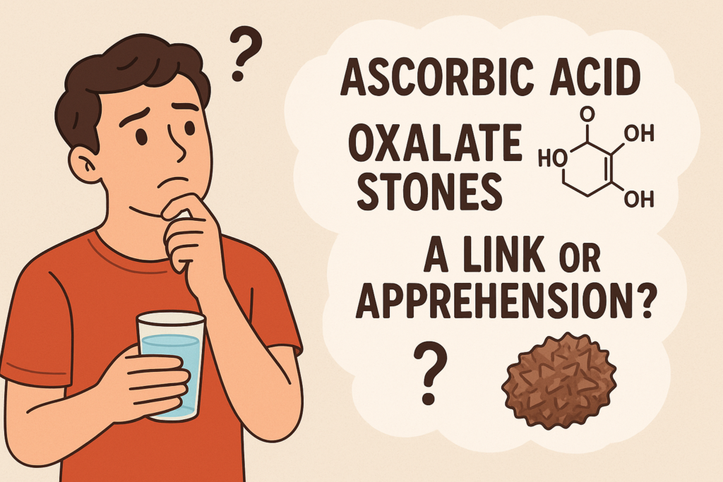 Ascorbic acid and oxalate stones- a link or apprehension?
